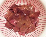 鉄分補給♪ 鶏レバーのあっさり旨々煮✩作り方5写真