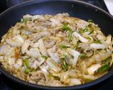 簡単！たっぷり白菜の回鍋肉風かさね焼き作り方2写真