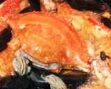 ムール貝の汁で蒸煮☆キムチ渡り蟹とゴーヤ作り方4写真