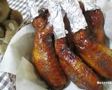 揚げずにパリッと香ばしい手羽先の甘辛焼き作り方13写真