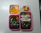 くまさん・おにぎらず弁当作り方5写真