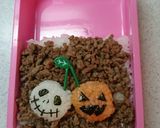 球体ハロウィン弁当作り方1写真