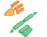 野菜とチーズの肉巻きカツ作り方1写真