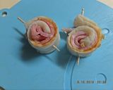 ❁お弁当に❁べーちくわのクルクル巻き❁作り方3写真