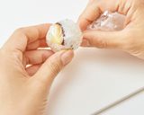 さつまいもごはんのおにぎり作り方3写真