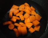 じゃがいもなし☆肉じゃが味の煮物スープ？作り方1写真