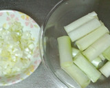 鶏つくねと長ねぎのとろみ甘辛炒め作り方1写真