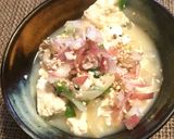豆腐とミョウガのさっぱり味噌煮作り方6写真