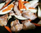 鶏肉と茄子の玉ねぎのおろし煮作り方4写真