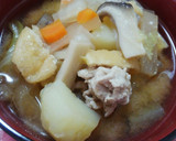 野菜をとろう♪具だくさん豚汁☆作り方4写真
