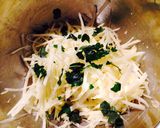 しそ風味♪ジャガイモのガレット☆材料3つ作り方1写真