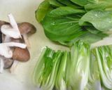 チンゲン菜×椎茸の中華炒め(*´∇｀*)作り方2写真