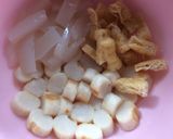 きのこと具沢山だんご汁作り方5写真