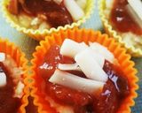 余ったミートソースで☆お弁当ミニグラタン作り方4写真