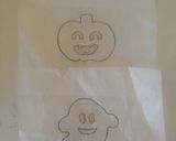 ハロウィンお弁当^ ^作り方1写真