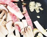 ワンポットパスタ！エリンギの和風ガリバタ作り方2写真