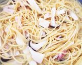 ワンポットパスタ！エリンギの和風ガリバタ作り方4写真