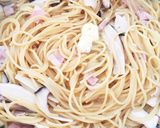 ワンポットパスタ！エリンギの和風ガリバタ作り方5写真