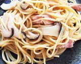 ワンポットパスタ！エリンギの和風ガリバタ作り方6写真