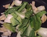 チンゲン菜とじゃがいものマヨ炒め♪作り方4写真