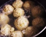 白菜と肉団子のホワイトシチュー作り方3写真