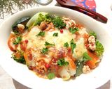 ミートソースで　野菜おいしい♡チーズ焼き作り方10写真