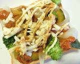 ミートソース＆野菜のカレー風味トースト作り方7写真
