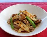 レンジで！れんこんと豚肉のこってり炒め作り方6写真