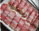 こうや豆腐の煮物で簡単肉巻き作り方3写真
