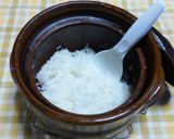 レンジで御飯(茶碗2杯半・浸し後26分)作り方3写真