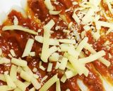 ちくわのミートソースチーズ焼き作り方3写真