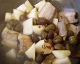 豚肉と甘栗のピリから煮作り方6写真