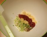 鶏胸肉のオーロラねぎソース和え作り方1写真