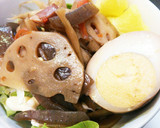 きんぴらマヨ丼♡煮卵のっけ♡作り方3写真