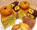 秋の収穫祭*野菜いっぱいデコちぎりパン作り方7写真