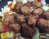 肉だんごとろり甘酢あん作り方7写真