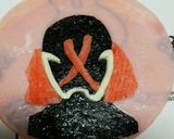 キャラ弁 仮面ライダーゴースト ムサシ作り方4写真