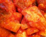 ホクホクじゃがいもとタラのナポリタン炒め作り方13写真
