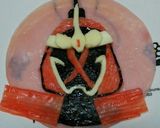 キャラ弁 仮面ライダーゴースト ムサシ作り方9写真