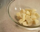 じゃがいもスープ玉♪お豆とチーズ作り方1写真