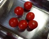 ミニトマトのベーコン巻き♡作り方1写真