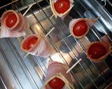 ミニトマトのベーコン巻き♡作り方4写真