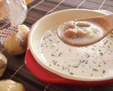 じゃがいもスープ玉♪お豆とチーズ作り方9写真