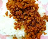 子供喜ぶ豚ミンチの絶品そぼろ♪大豆ミート作り方3写真