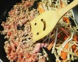 豚ひき100gで！春菊ゴボウのチャプチェ作り方5写真