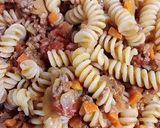 有機野菜たっぷりのミートソースパスタ作り方6写真