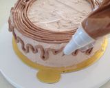時短チョコスポンジのカラフル3段ケーキ☆作り方11写真
