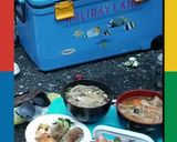 芋煮会にサイドメニュー烏賊ゲソ焼き作り方8写真