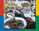 芋煮会にサイドメニュー烏賊ゲソ焼き作り方9写真