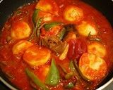 じゃが芋とピーマンのトマト煮作り方5写真